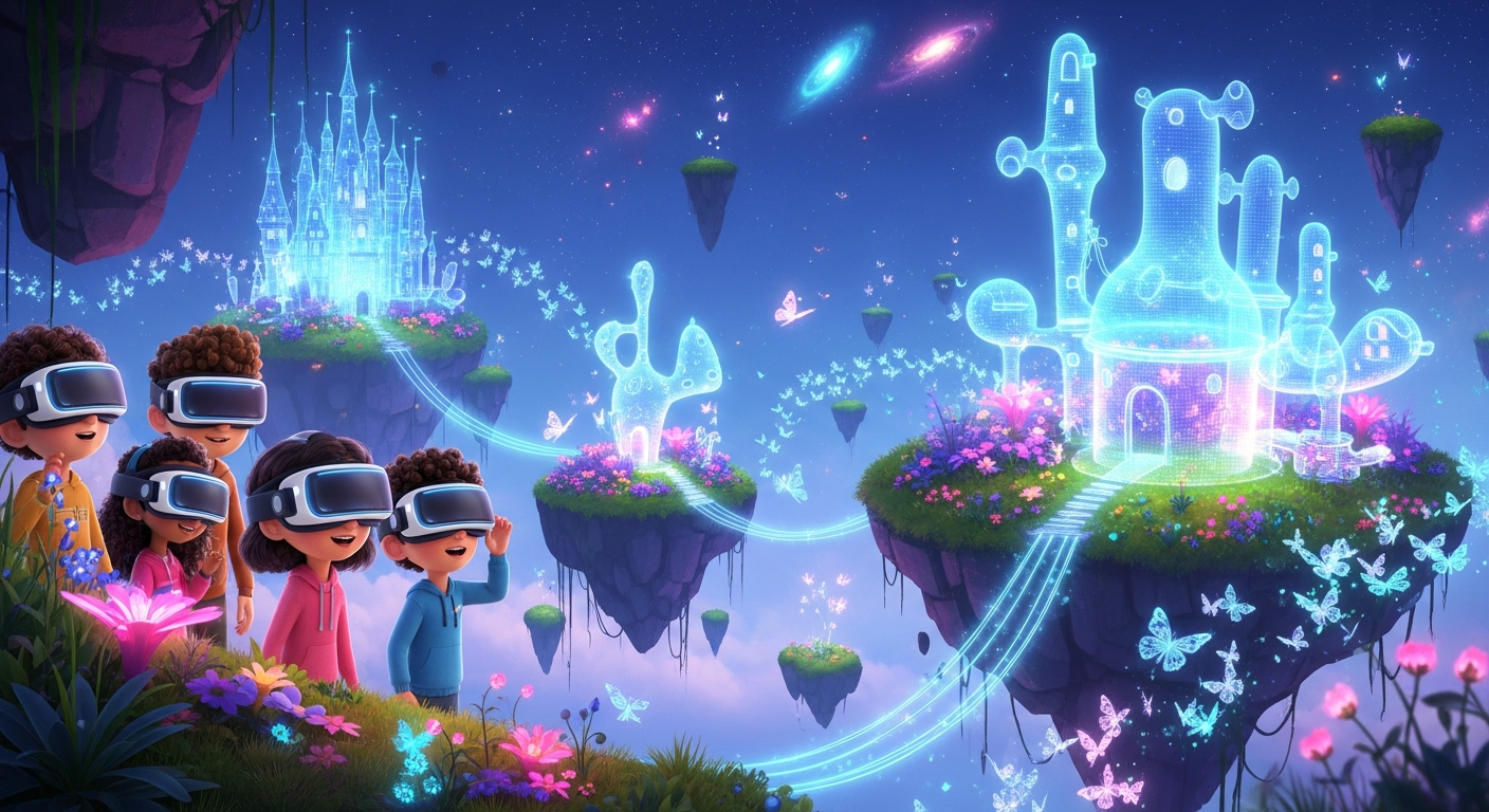 What if you could step inside the internet — walk around in it, meet your friends there, and build anything you can imagine?