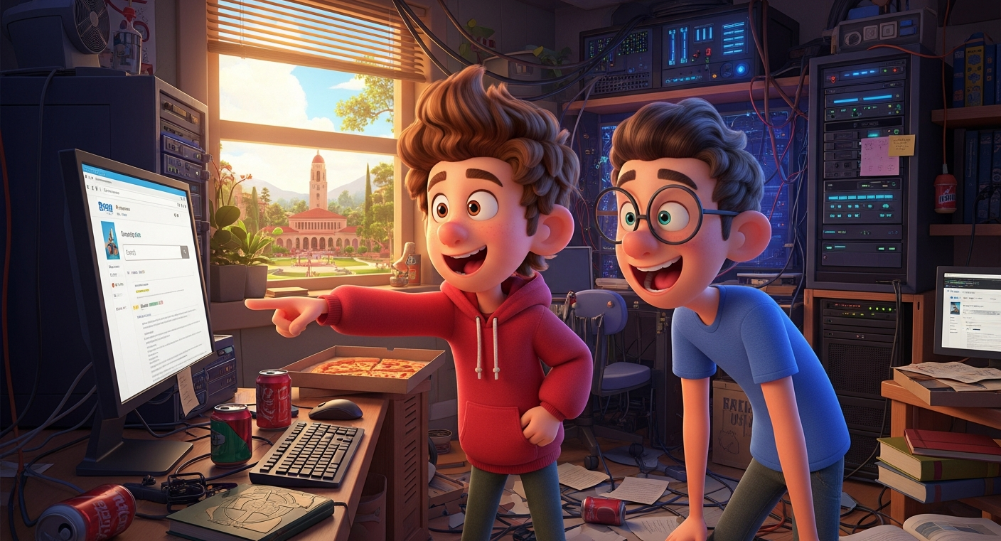 What if the entire internet was a giant messy room — and two college students figured out how to organize it?